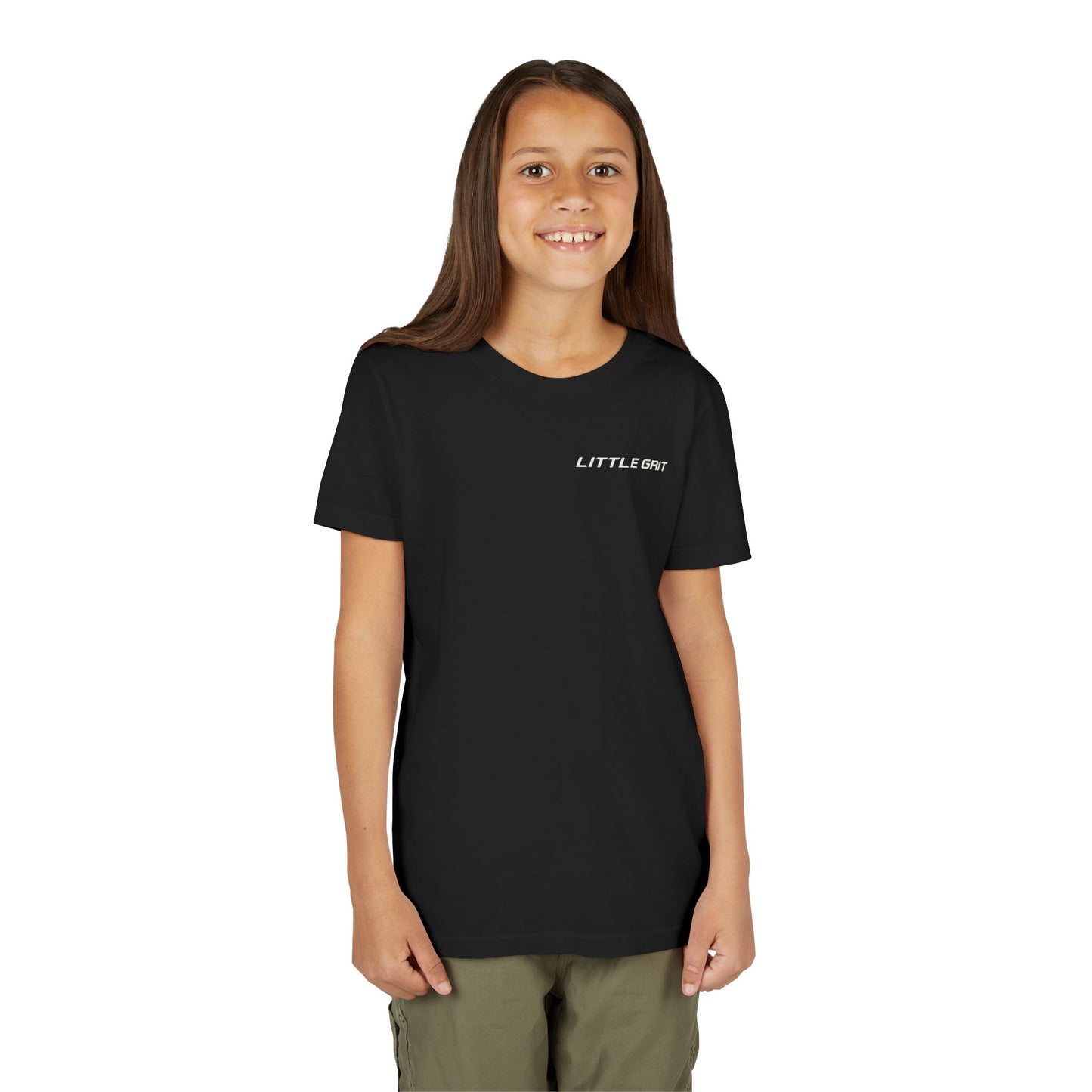 Little Grit "UNSHAKABLE" Spine Design T-Shirt –  | Youth Graphic Tee | Real Grit Company