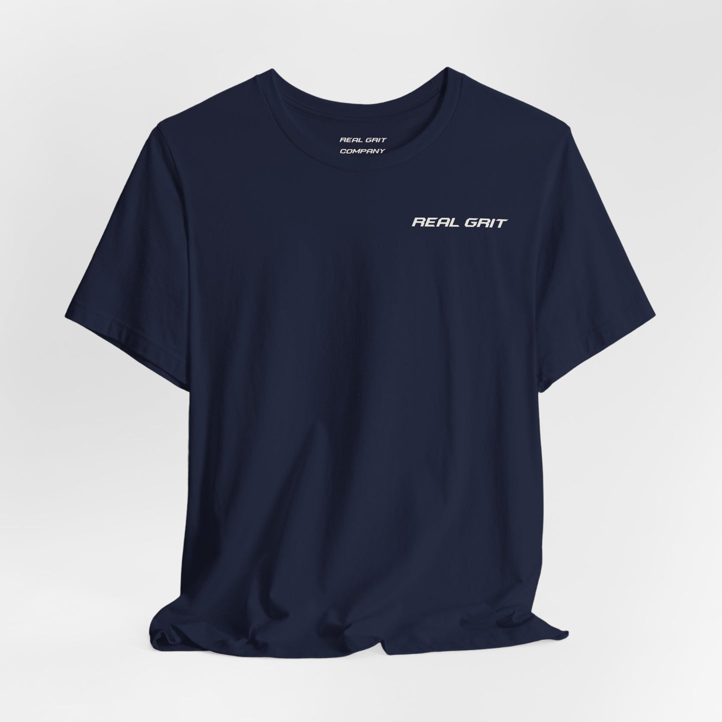 Real Grit Company “UNSHAKABLE” Spine Tee – Built Not Born | Unisex Premium Shirt