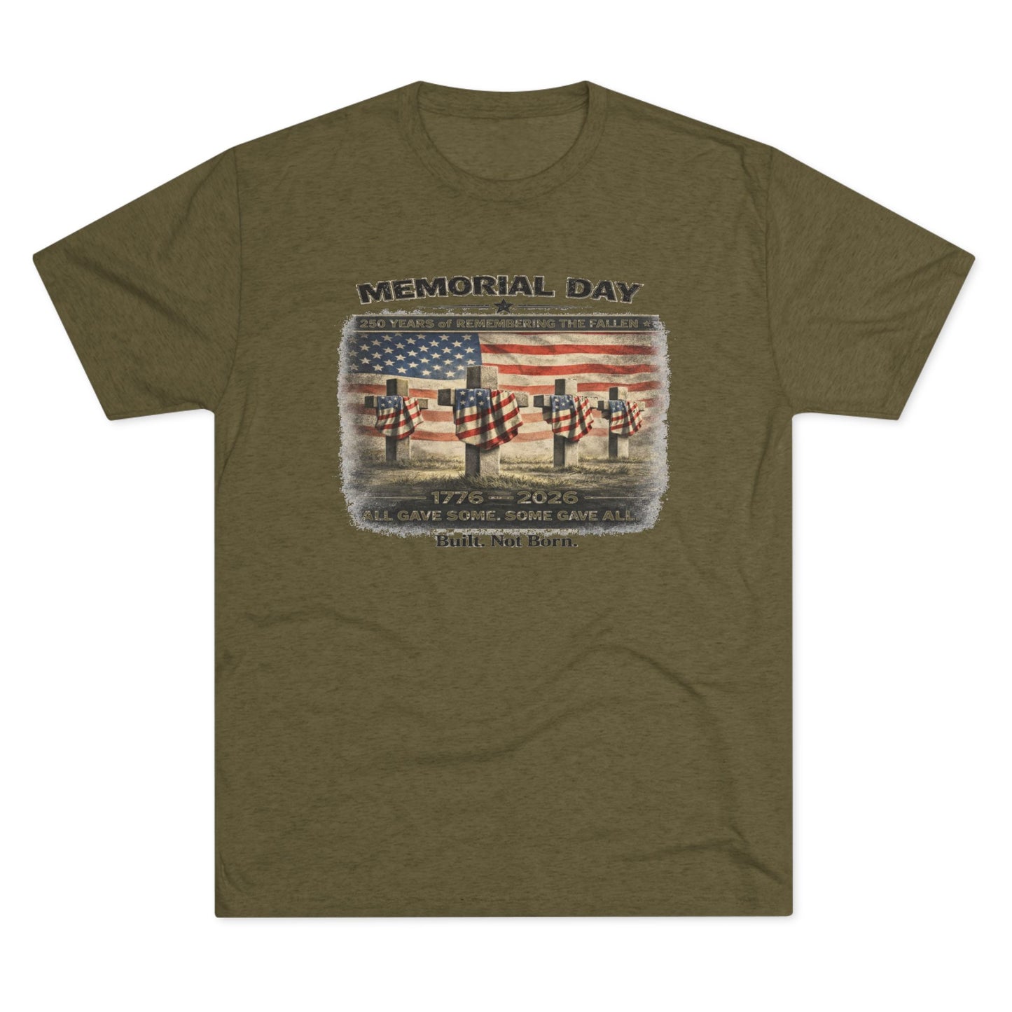 Memorial Day 250th Anniversary Shirt | 1776–2026 | Honor the Fallen | Vintage Patriotic T-Shirt