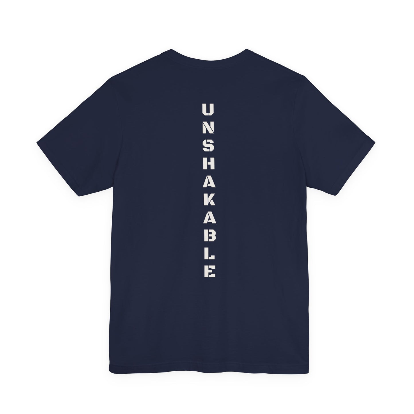 Real Grit Company “UNSHAKABLE” Spine Tee – Built Not Born | Unisex Premium Shirt
