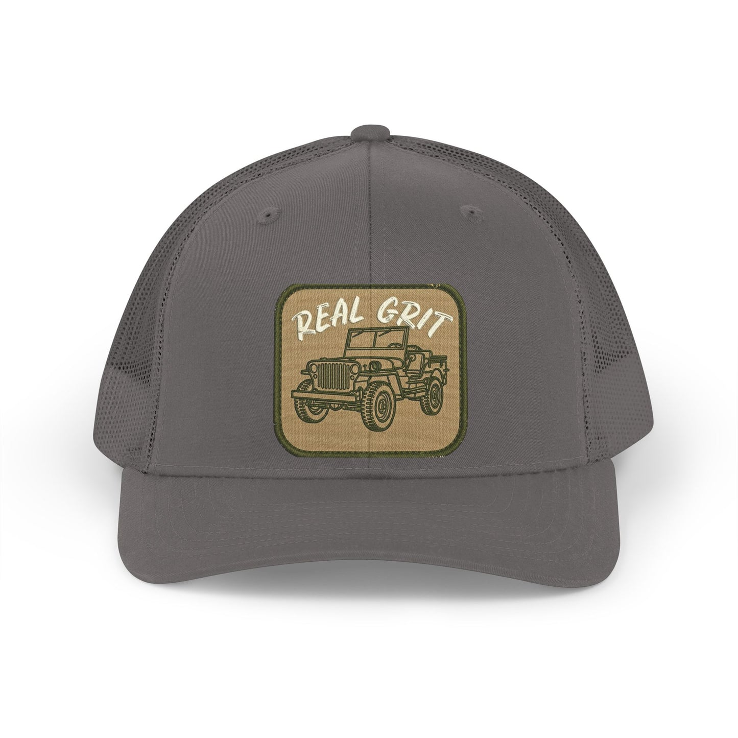Real Grit Heritage Trucker Hat—Vintage 4x4 Patch