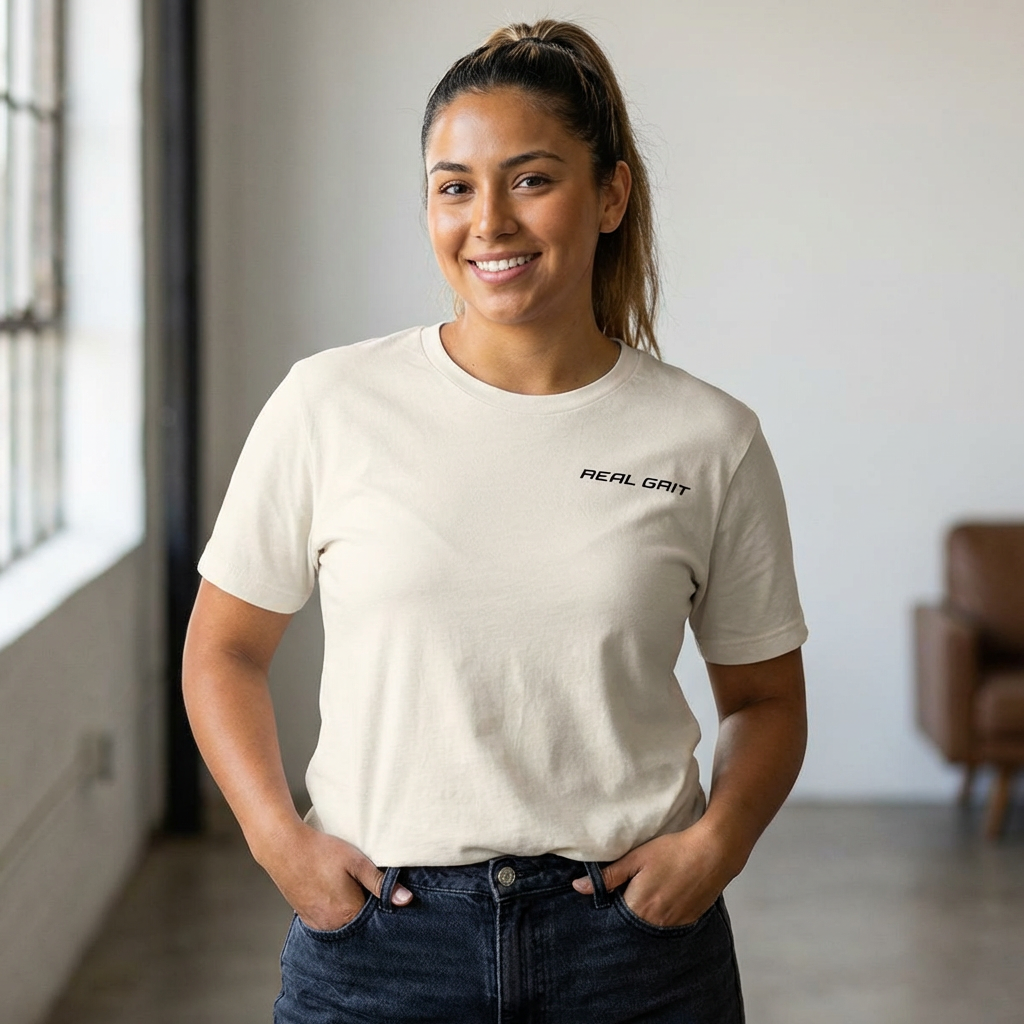 Real Grit Company “UNSHAKABLE” Spine Tee – Built Not Born | Unisex Premium Shirt