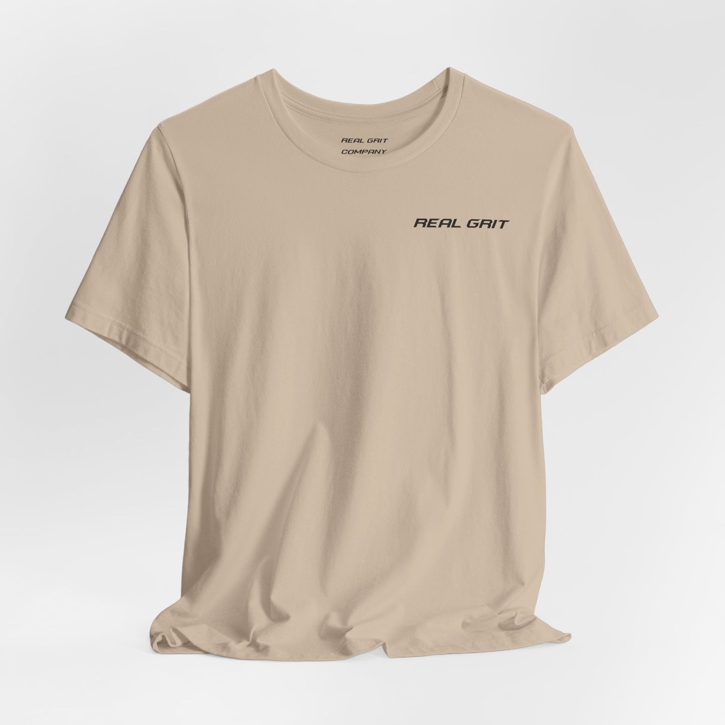 Real Grit Company “UNSHAKABLE” Spine Tee – Built Not Born | Unisex Premium Shirt
