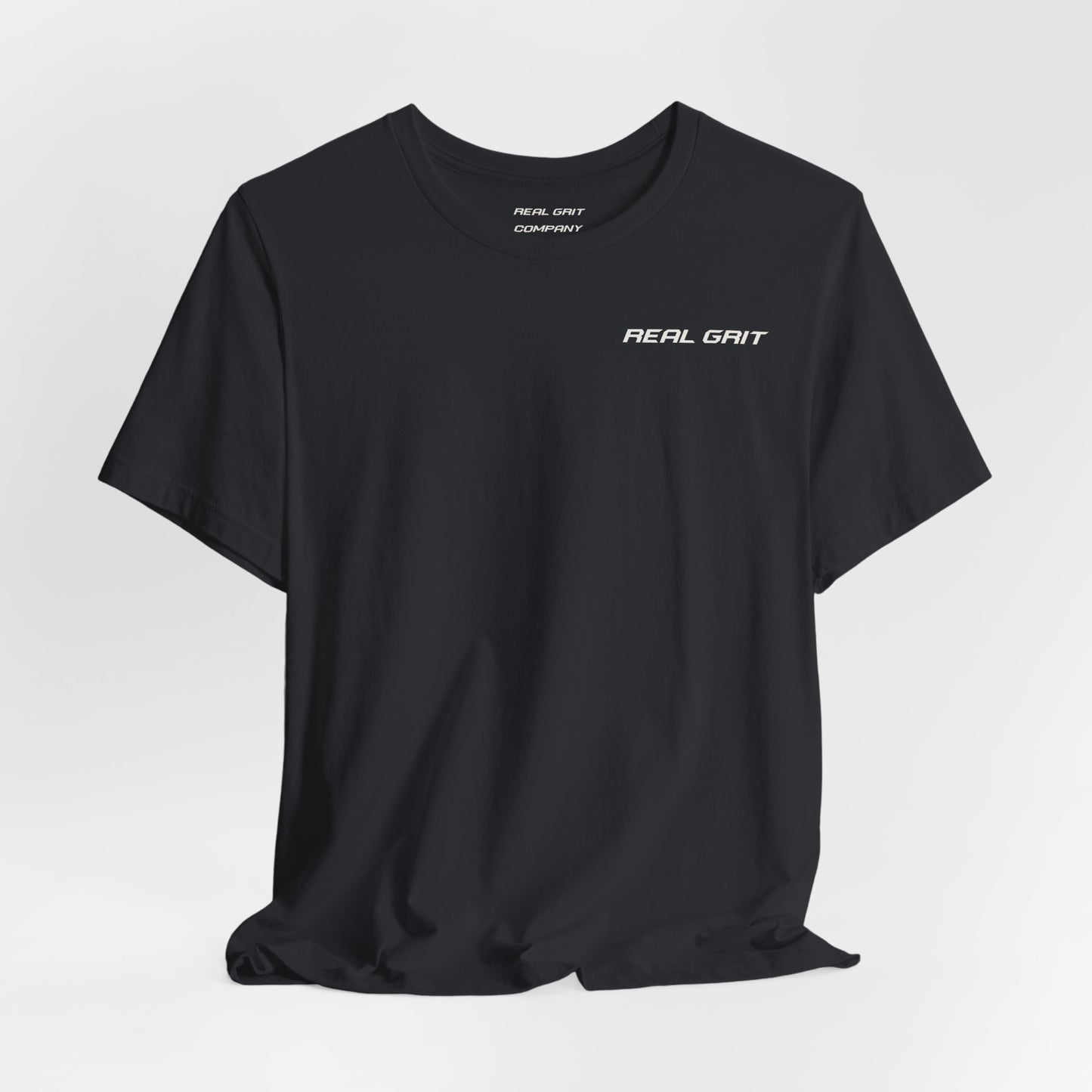 Real Grit Company “UNSHAKABLE” Spine Tee – Built Not Born | Unisex Premium Shirt
