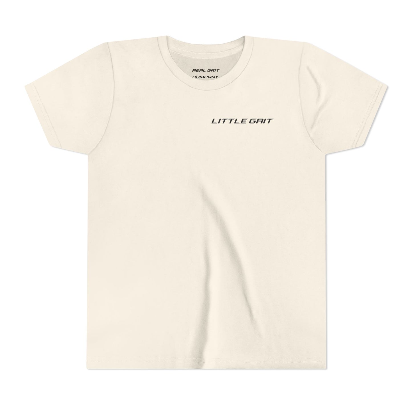 Little Grit "UNSHAKABLE" Spine Design T-Shirt –  | Youth Graphic Tee | Real Grit Company