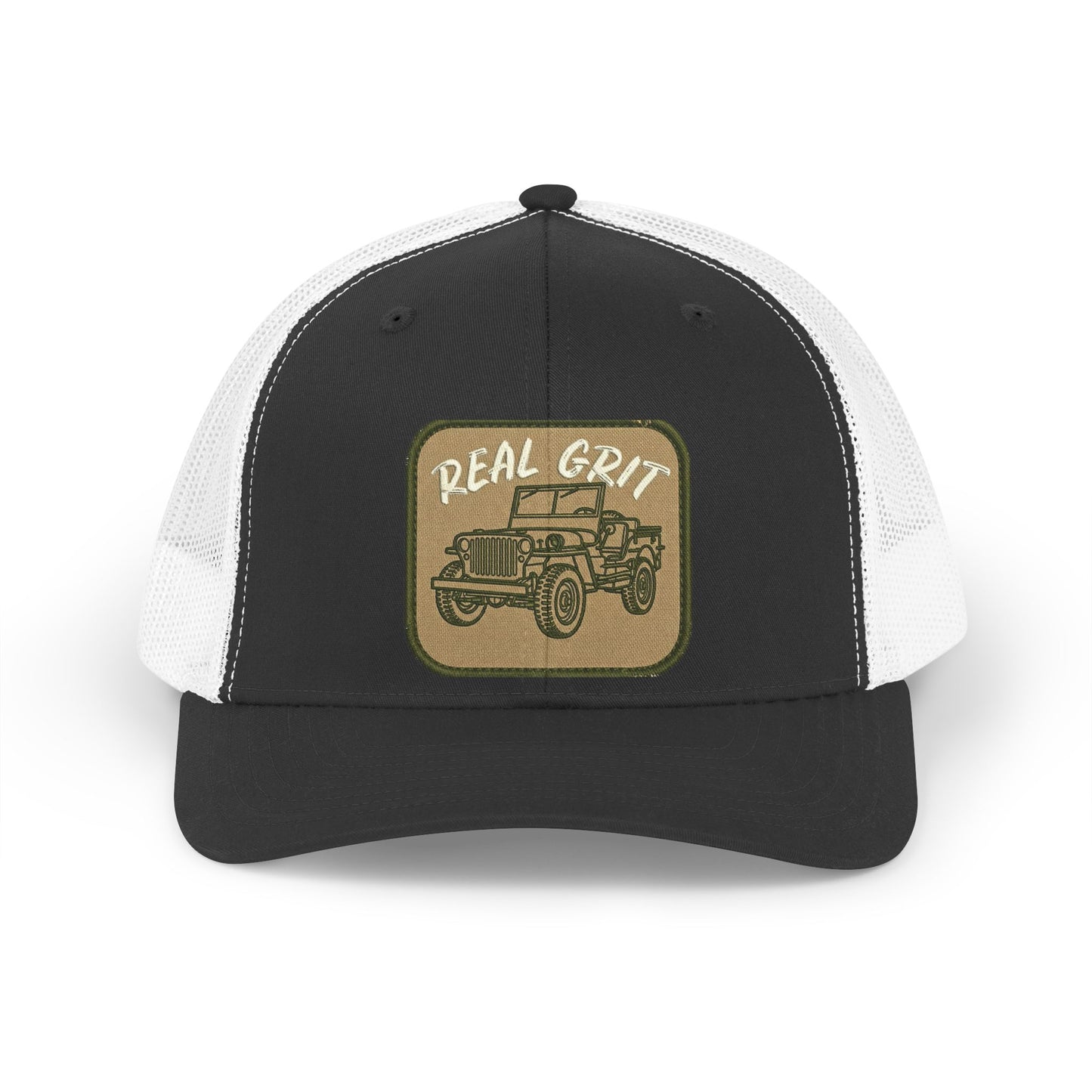 Real Grit Heritage Trucker Hat—Vintage 4x4 Patch